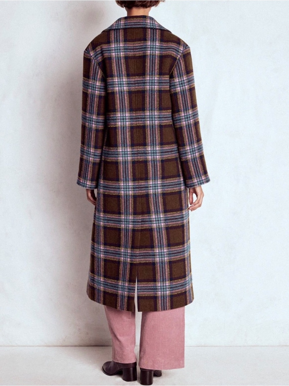 Boden Brown Cocoon Wool Coat Size 2 NWT - Picture 5 of 12